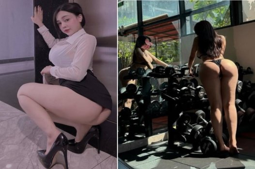 Gymer vòng ba lớn nhảy tung lưng ra sao sướng ngất ngây