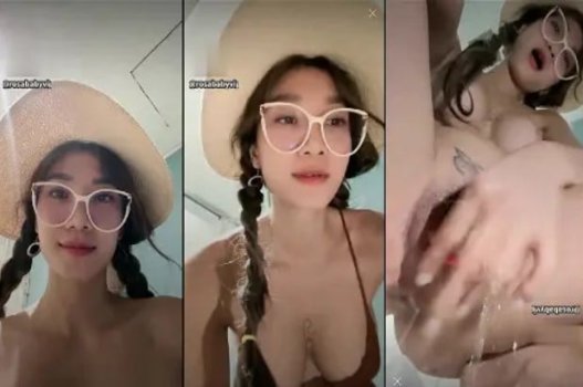 Rosababyvip đang vui đùa với máy rung