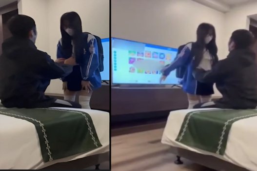 Video nóng nữ sinh trốn học đi ngủ với nhau